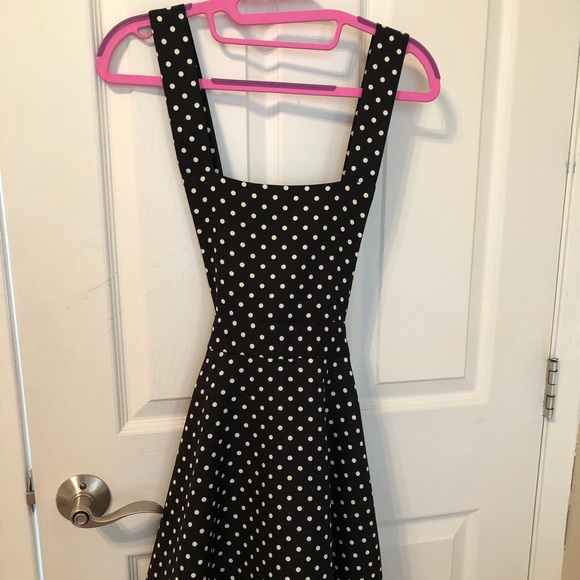 Forever21 black and white polka dot jumper - Picture 3 of 5